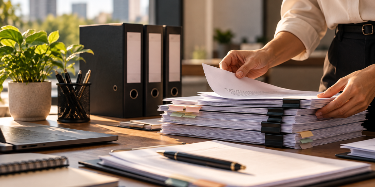 Organização de Documentos no Escritório